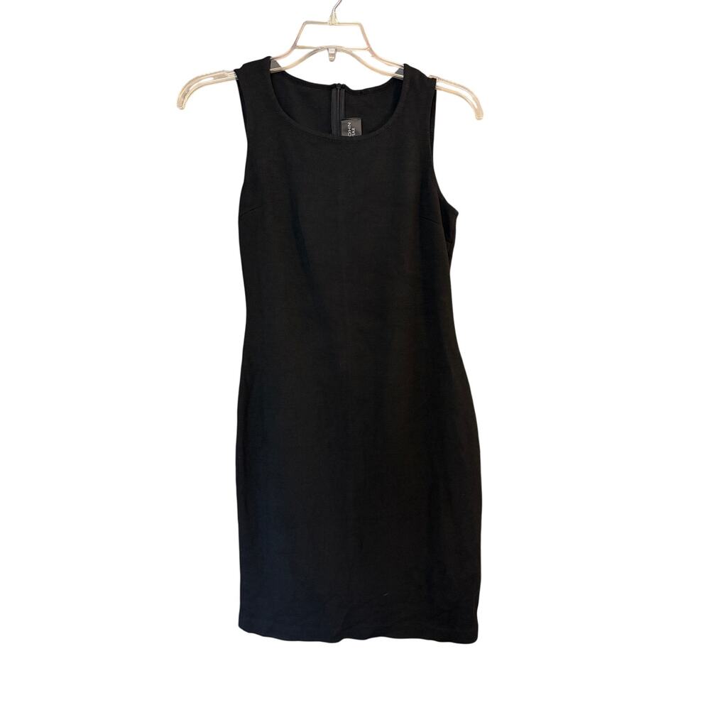 St. John Caviar Womens Size 6 Black Knit Wool Blend Sleeveless Dress